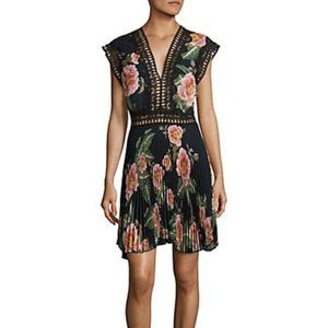 Delfi Collective Olivia Lace Inset Mini Dress
